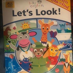 Baby Einstein Let's Look! Interactive Learning Book